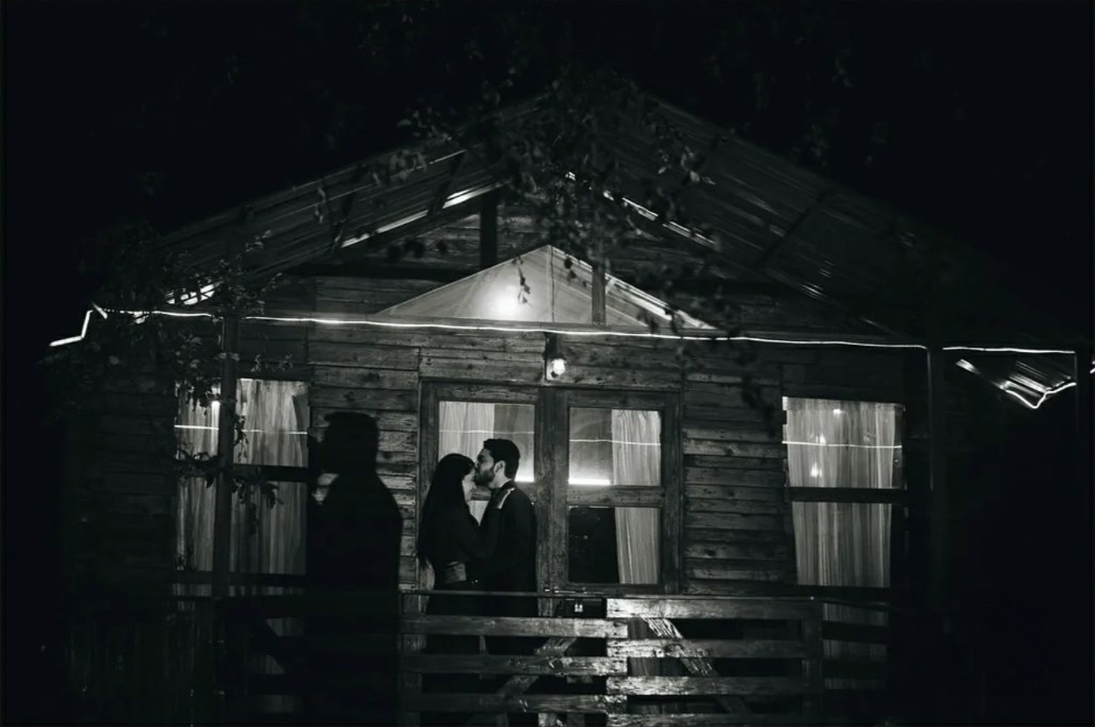 Emotional farewell moment