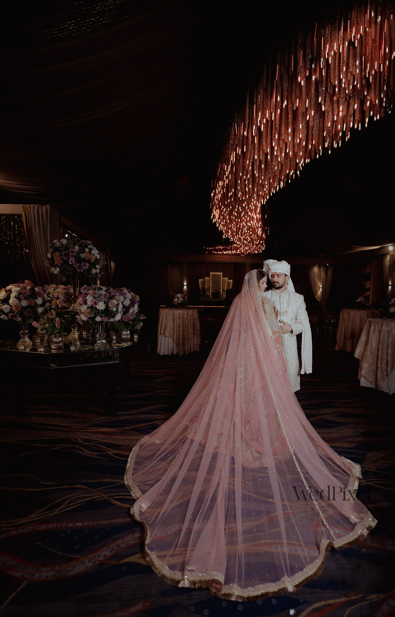 Candid celebration moment